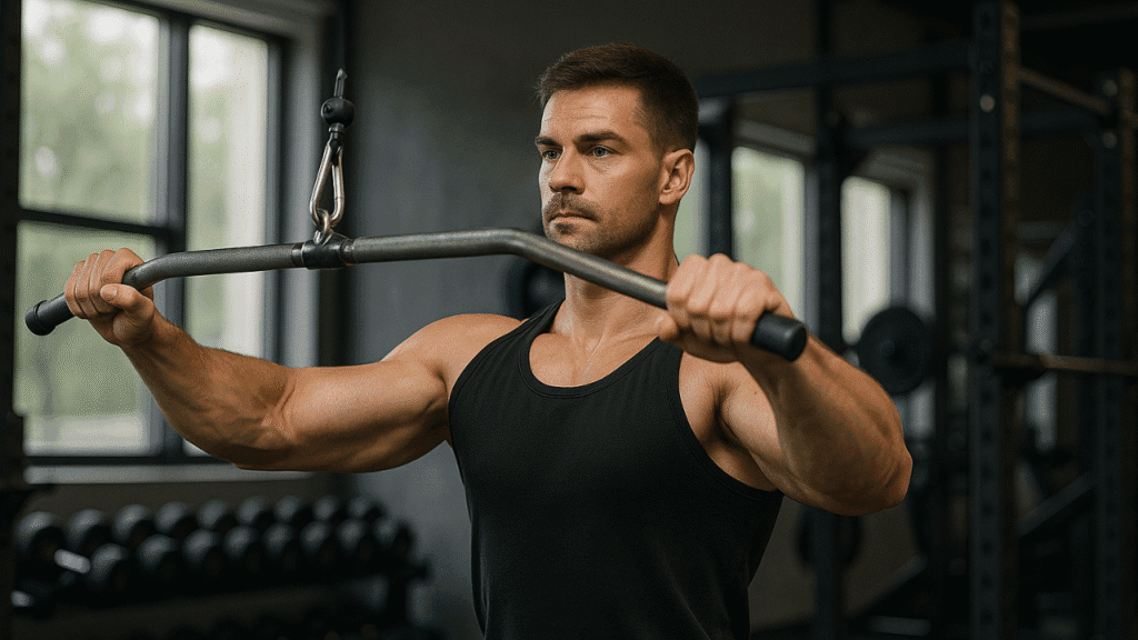 How to Do Straight-Arm Pulldowns for Bigger Lats