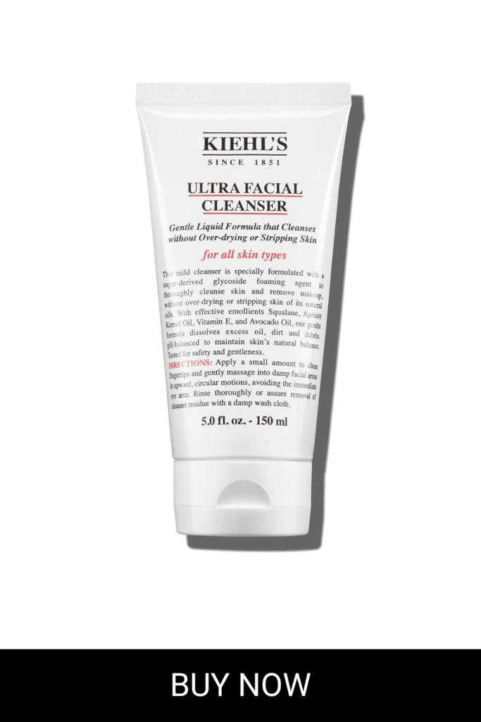 Kiehl's Ultra Facial Cleanser, Lightweight Foamy Facial Cleanser, Enriched Formula that Replenishes Skin Barrier, Gently Exfoliates and Moisturizes, Suitable for All Skin Types, Paraben Free