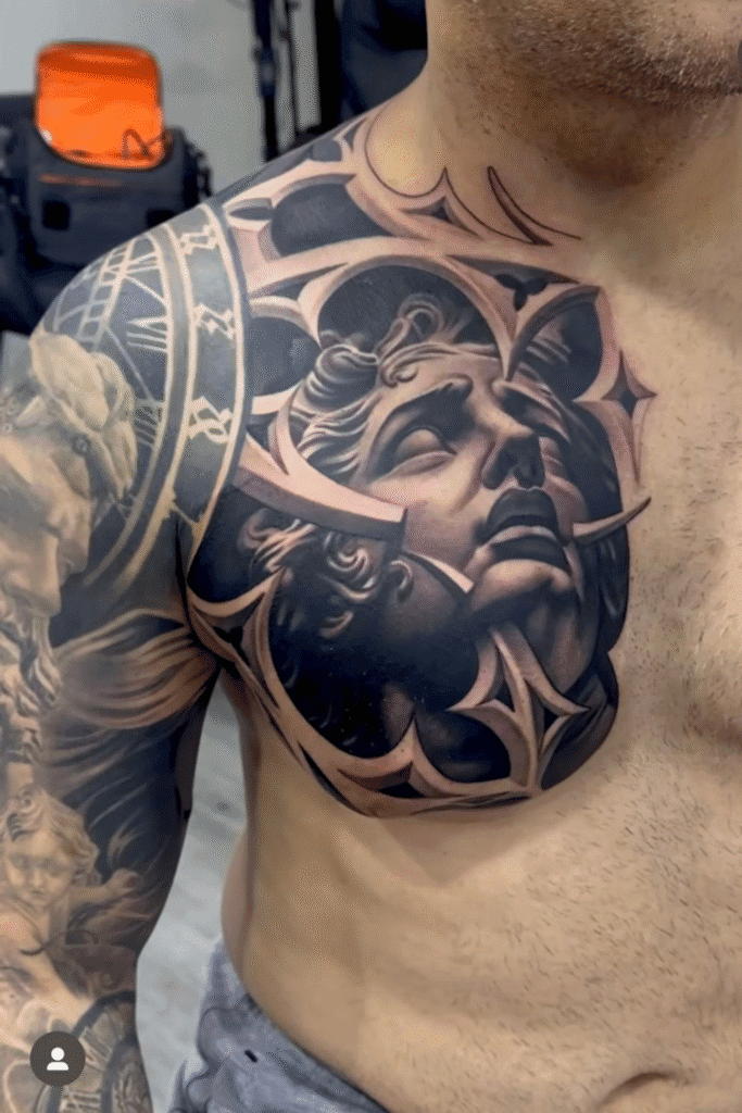 30 Bold Chest Tattoo Ideas for Men | Unique Designs