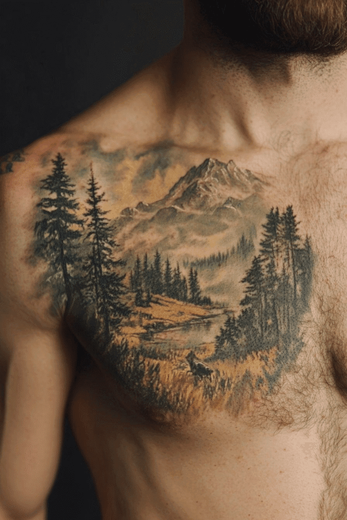 30 Bold Chest Tattoo Ideas for Men | Unique Designs