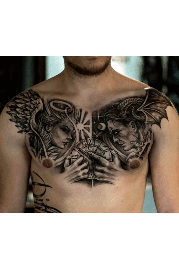 30 Bold Chest Tattoo Ideas for Men | Unique Designs